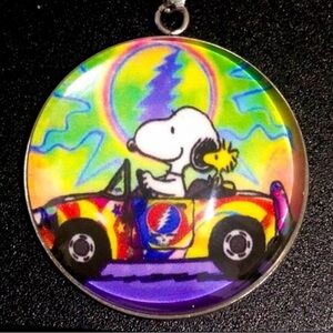 GRATEFUL DEAD Keychain SNOOPY WOODSTOCK Keychain | BUYITWHENFOUND Custom Made